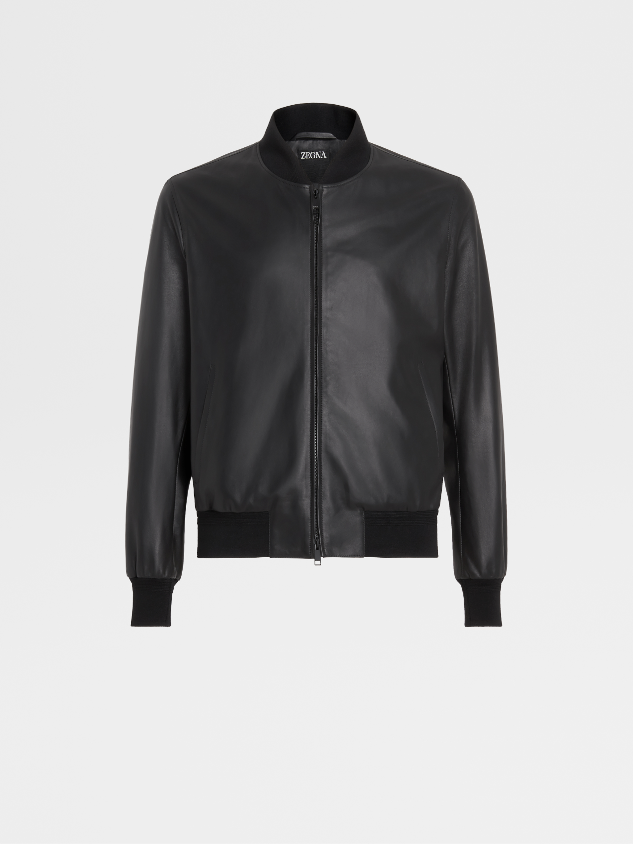 Black Light Lambskin Nappa Bomber Blouson